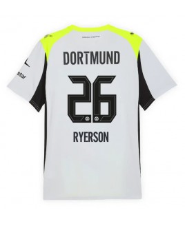 Günstige Borussia Dortmund Julian Ryerson #26 Auswärtstrikot 2025-26 Kurzarm
